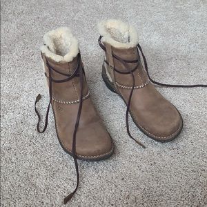 Ugg boots - lace up with hard sole